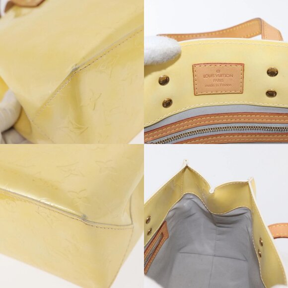 LOUIS VUITTON Monogram Vernis Reade PM Hand Bag Perle M91336 LV Auth ep12257 - Picture 15 of 16